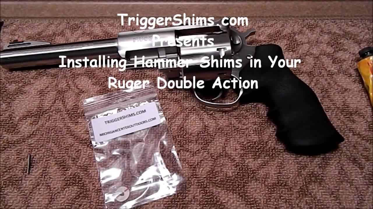 Ruger Double Action Revolver Hammer Shim Installation