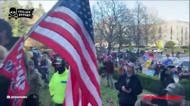 Citizens trying to explain to the police that they are enforcing illegal orders.