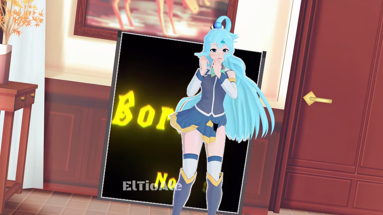 Aqua Konosuba Bling Bang Bang Born ElTioAle #mmd #Aqua #Konosuba #mashle