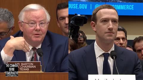 Senator Barton Asks Zuckerberg About Censoring Conservatives