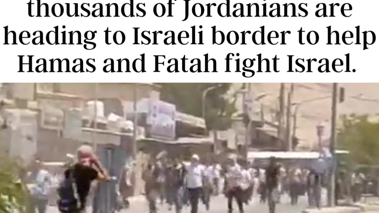 Jordanians Gathering to Join Terrorist Campaign Against Israel