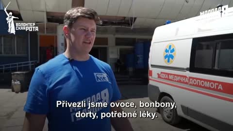 Organizace Mladá garda doručila další humanitární pomoc pro nemocnici v Mariupolu