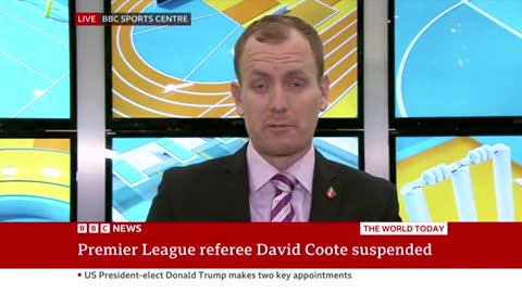 Premier League referee David Coote suspended over alleged video