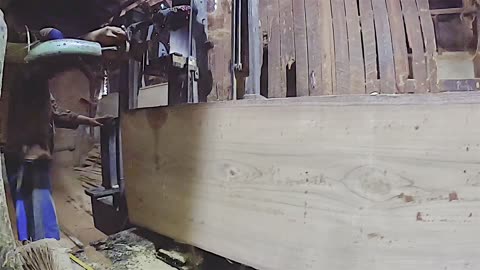 here is satisfying-close up sawing valuable wood