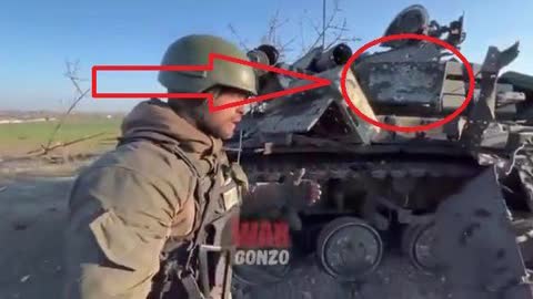 Russia Proudly Shows off a Wrecked Tank ... which is actually their own