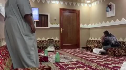 his kids pranked him hhhhhhhhhhh