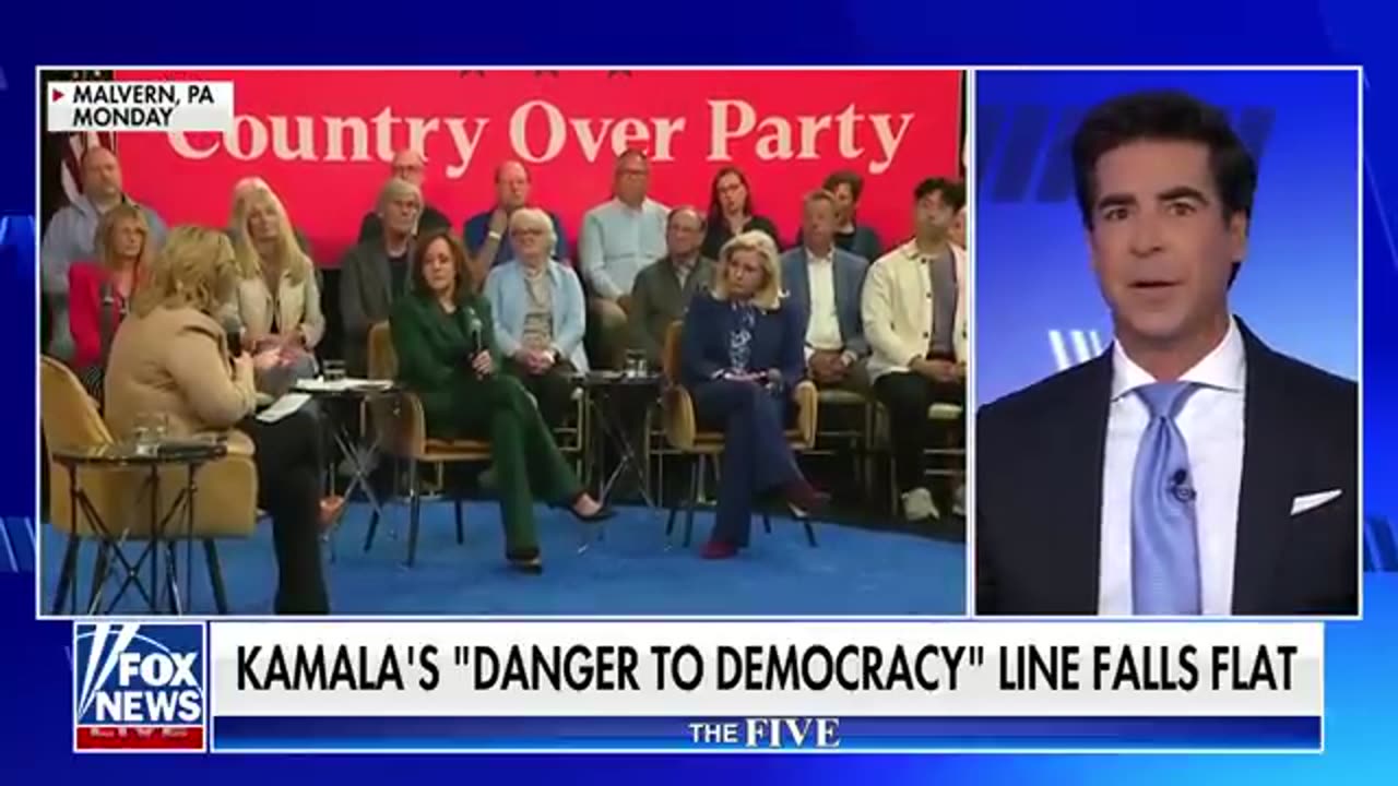 'The Five'_ Kamala Harris townhall admits it only takes pre-selected questions