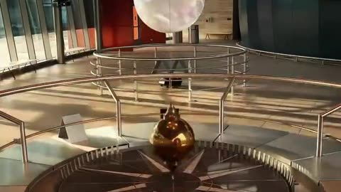 The Foucault pendulum shows Earth's rotation by swinging freely