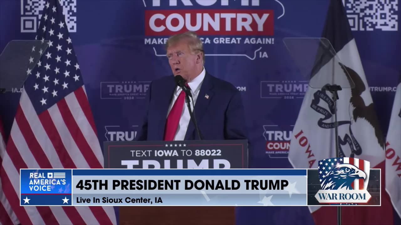 President Donald Trump: "All throughout the world we're an embarrassment as a country"