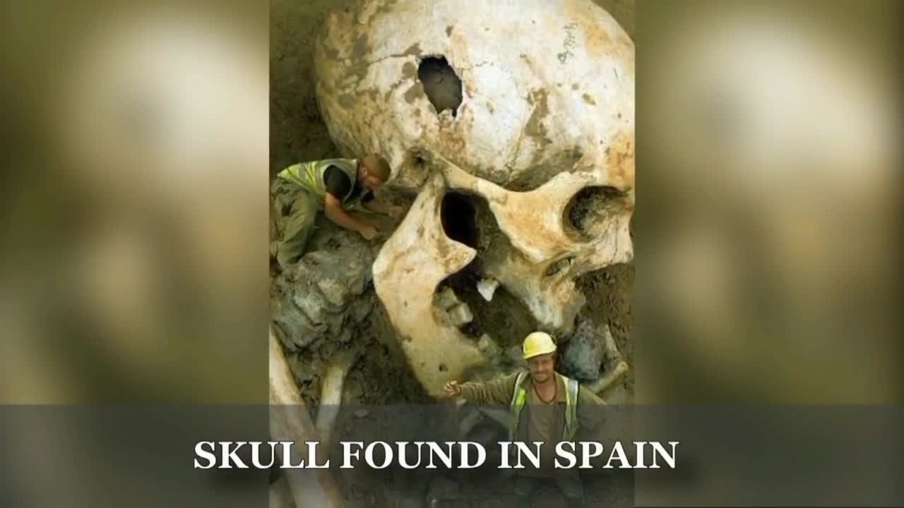 Giant skeleton found in India in 1930s