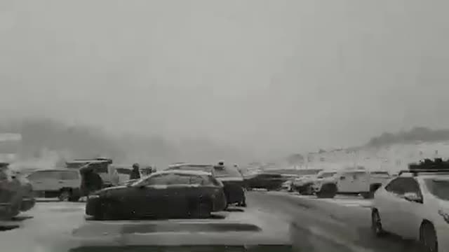Trip to snowy mountain