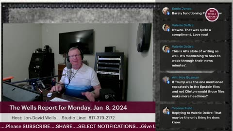 The Wells Report for Monday, January 8, 2024