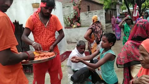 Devotees returned from Kavan Yatra of India