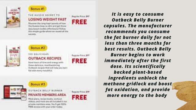 Outback Belly Burner: Fat Burner Pills That Work for Weight Loss