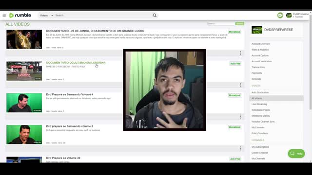 Explicando sobre o Rumble e sua monetização
