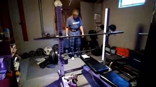 365 for 5 deadlift double overhand