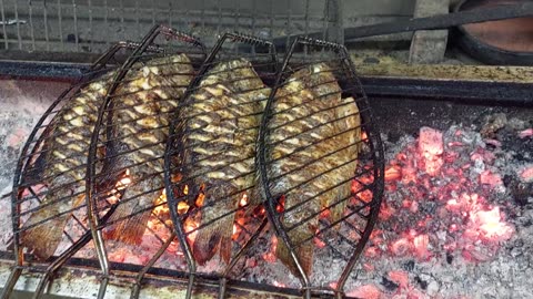 grill fish 🐟 # bbq