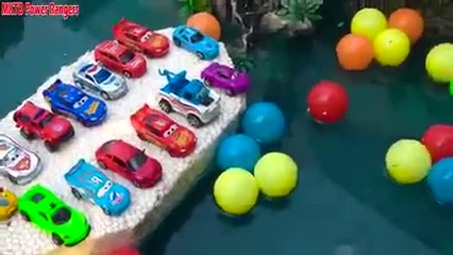 Disney Cars with Pool and Water Slide
