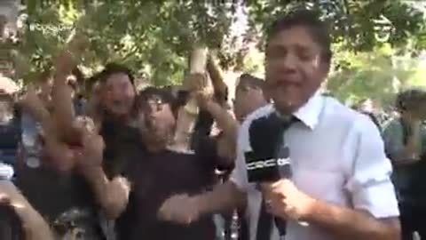 When you report the news and then become the news...