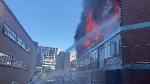 Warehouse fire Brickfield