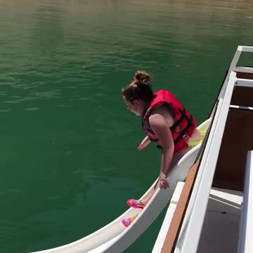 Girl Gets Massive Wedgie On Slide