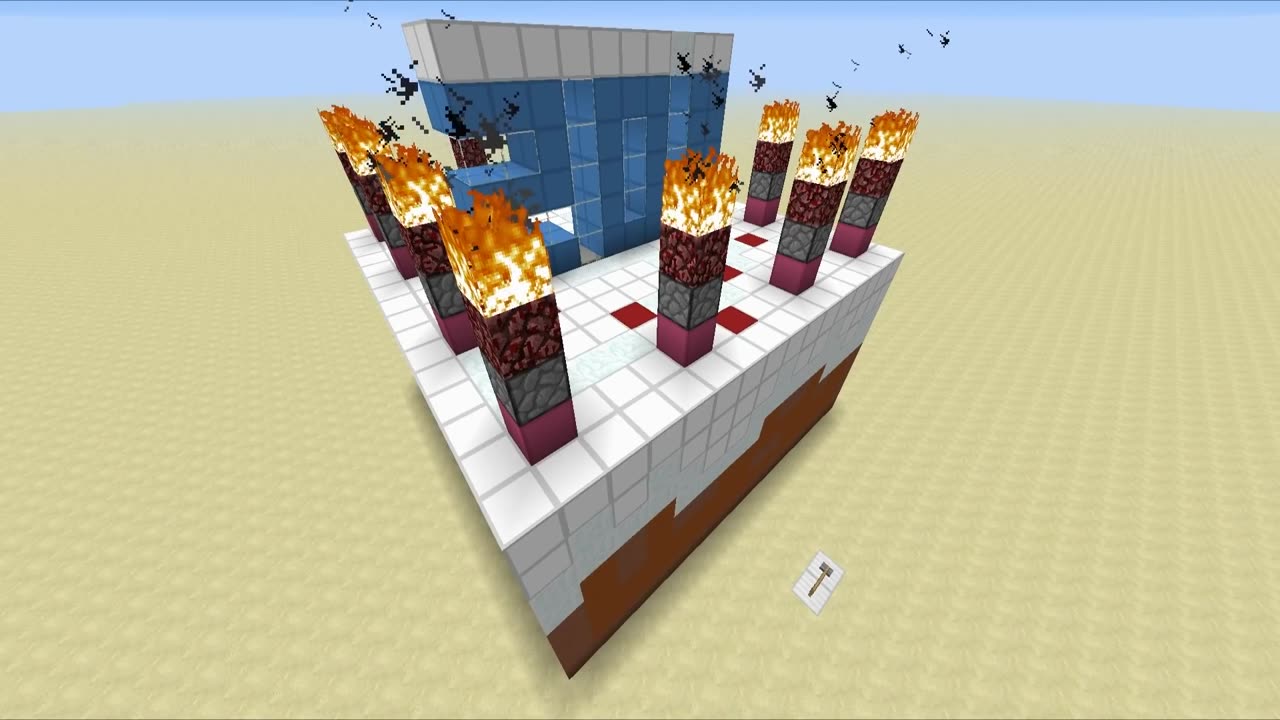 Minecraft: GIANT Redstone Birthday Cake!