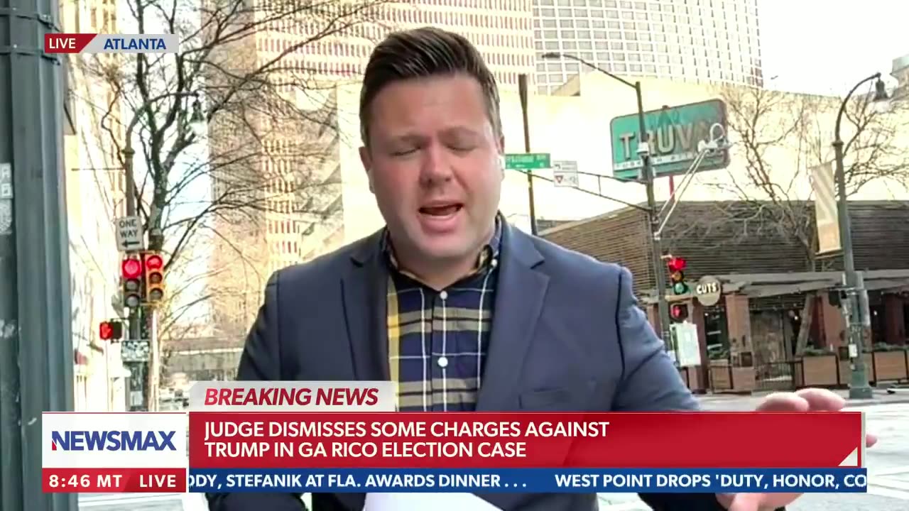 Judge dismissed some of the charges in Fulton County case against President Trump.