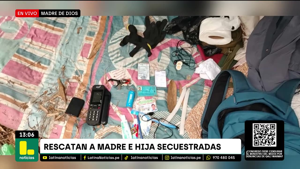 Así fueron rescatadas madre e hija de secuestradores: Pedían S/2 millones por su liberación