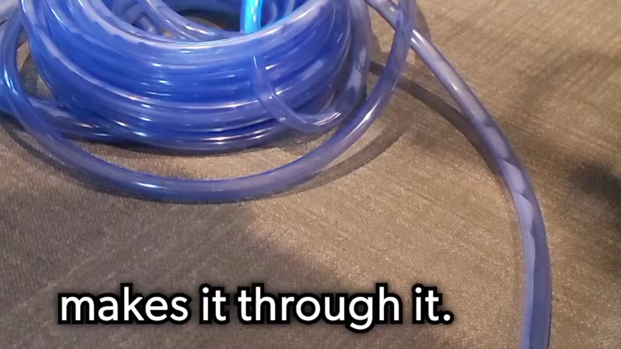 Can a flame make it through 200 ft of tubing ?