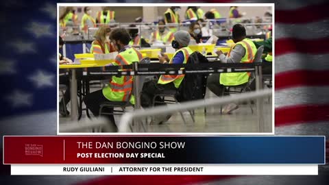 Rudy Giuliani sits with Dan Bongino and drops information bombs about election theft