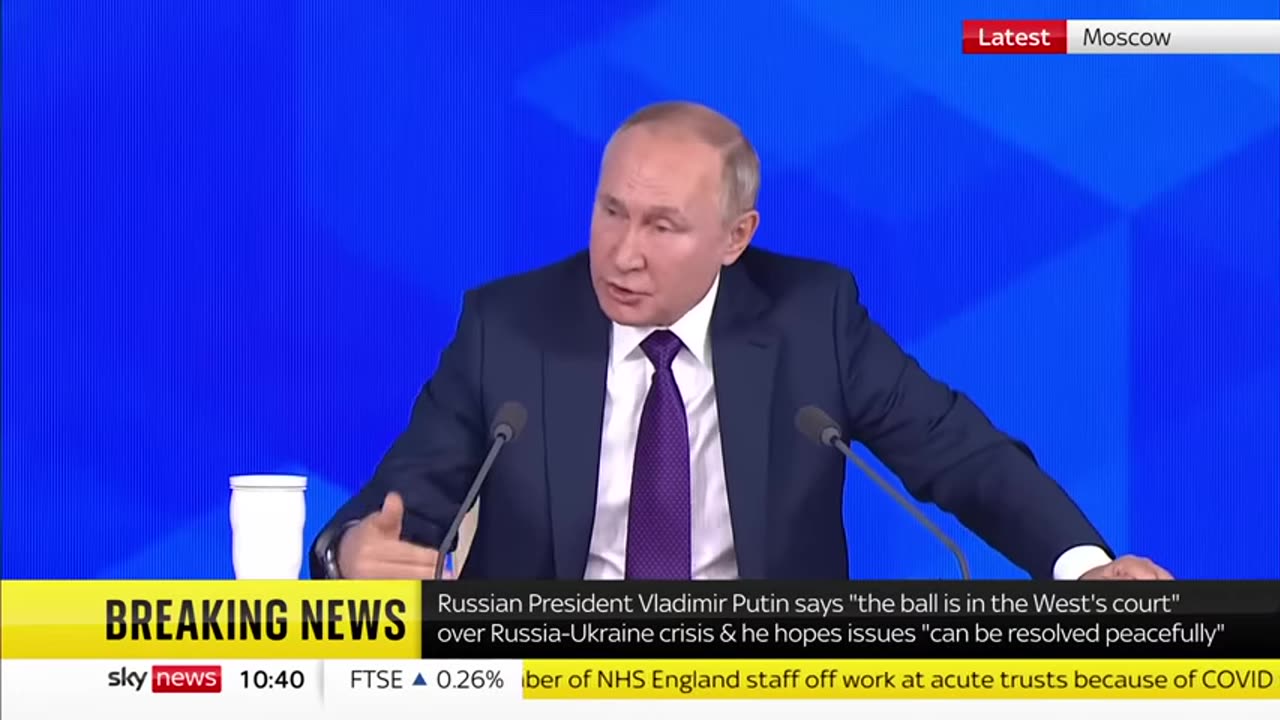 2 YEARS AGO: Russia's Putin> The US is parking Missiles on the porch of our house. "We had double agents"