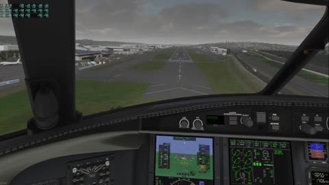 XP11 - KBFI Landing - CL60