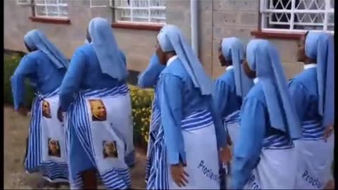 The young nuns 🩰 graciously dance