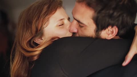 Couple Embracing Scene Couple Kissing [Free Stock Video Footage Clips]