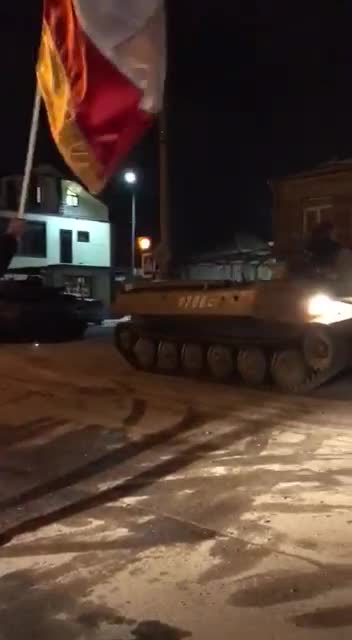 Ossetian volunteers moving to Donbass.