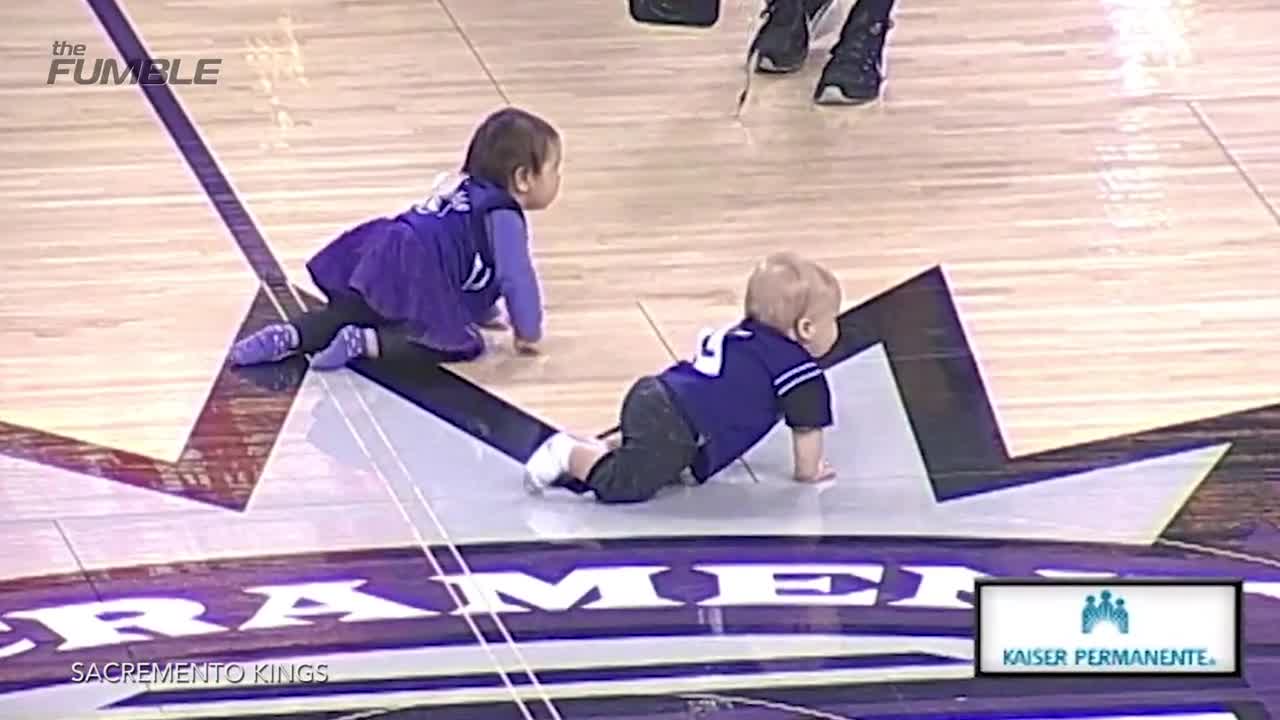 Baby Falls Asleep During Kings’ Baby Race