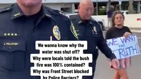 The Maui police chief isn't too keen on answering questions on the Maui fires....