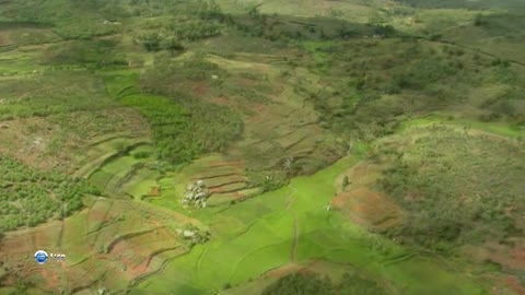 Madagascar aerial view