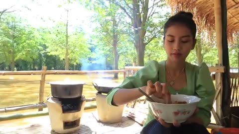 Amazing Cooking Skills traditional food and grilled fish in my homeland