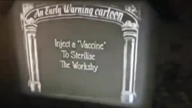 1930's How to take over the world. "VACCINE"