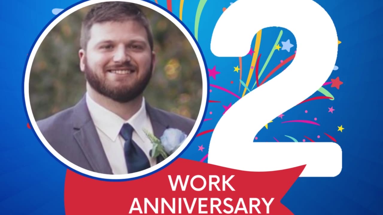 Congratulations on your two-year work anniversary!