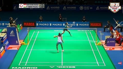 highlights - kusuma wardani vs sindhu pusarla - spain masters 2023