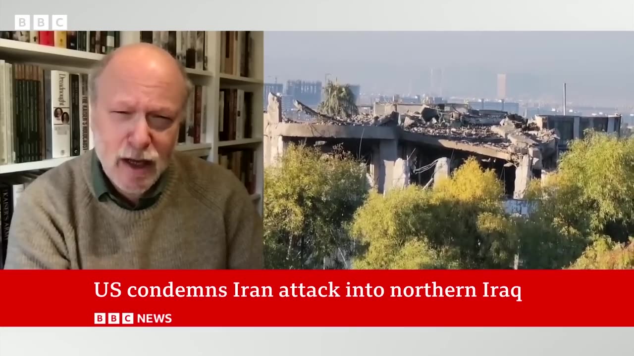 US condemns Iran for missile strikes on northern Iraq | BBC News