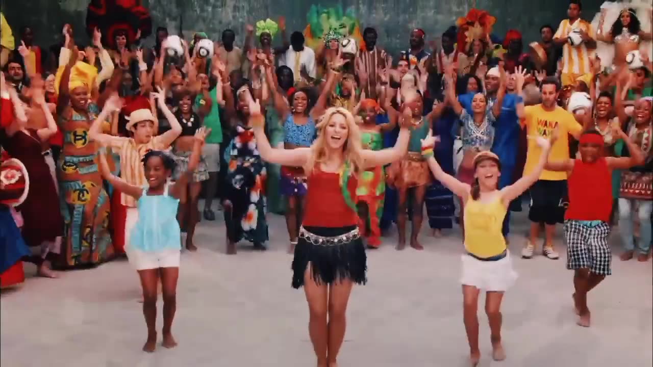 Tutorial about waka waka song
