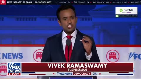 Vivek Ramaswamy's Closing Statement, First Republican Debate