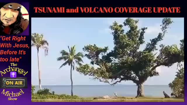 Tsunami and volcano update coverage.