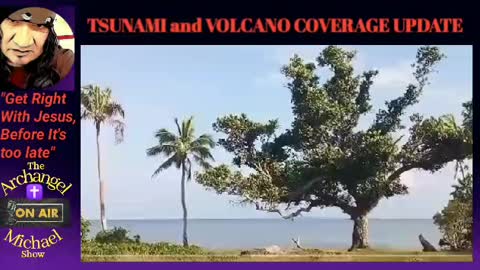 Tsunami and volcano update coverage.
