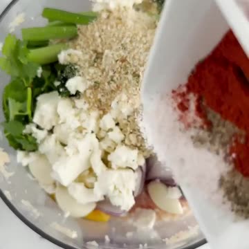 Make these Greek Meatballs (Keftedes) by grinding your own chicken..