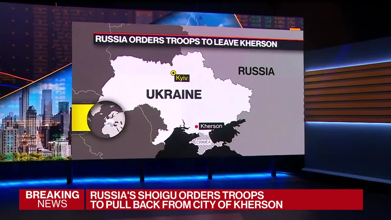 Russia Orders Troops to Leave Kherson in Ukraine