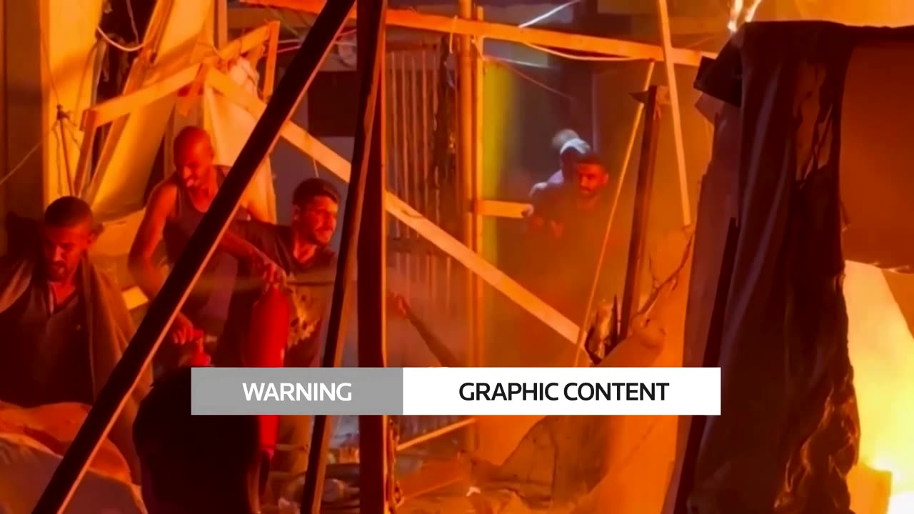 Tent camp in Gaza hit by airstrike, authorities say 4 killed